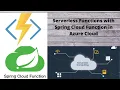Serverless Functions with Spring Cloud Function in Azure Cloud Koding Hub