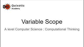 variable scope Global and Local variables in Python
