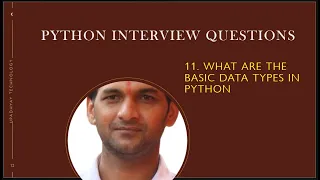 What are the basic data types in Python Python Interview Questions