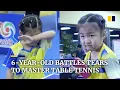 Download Lagu 6-year-old battles tears to master table tennis in China