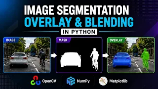Image Segmentation Visualization with Overlay and Blending in Python OpenCV NumPy