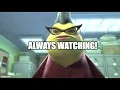 Roz from Monsters Inc is always watching you shoplifters
