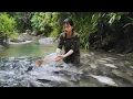 Lagu Stream Fishing Survival Skills | Catching Fish Using Simple Natural Methods Alone