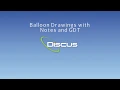 DISCUS Software on Balloon Drawings with Notes and GDT