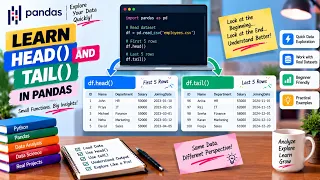 Learn Head and Tail in Pandas