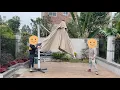 Solar Powered LED Patio Umbrella installation