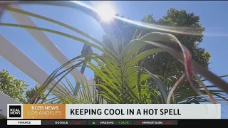Keeping cool in a Southern California hot spell