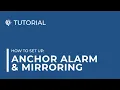 How to set up Anchor Alarm Mirroring Aqua Map Tutorial