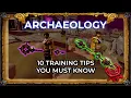 Archaeology Guide 2023 1-99 120 10 Training Tips Iron Guide Inq Staff Spear Tip RS3