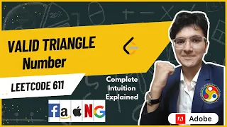 Valid Triangle Number LeetCode 611 Trick Explained