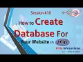Session 10 How to Create Database for your Website in MySQL