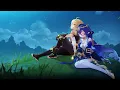 Lagu Silent Starry Night Loop   Genshin Impact Relaxing Music