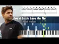 Download Lagu Niall Horan - Put a Little Love on Me - Accurate Piano Tutorial with Sheet Music