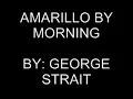 Amarillo by morning lyrics