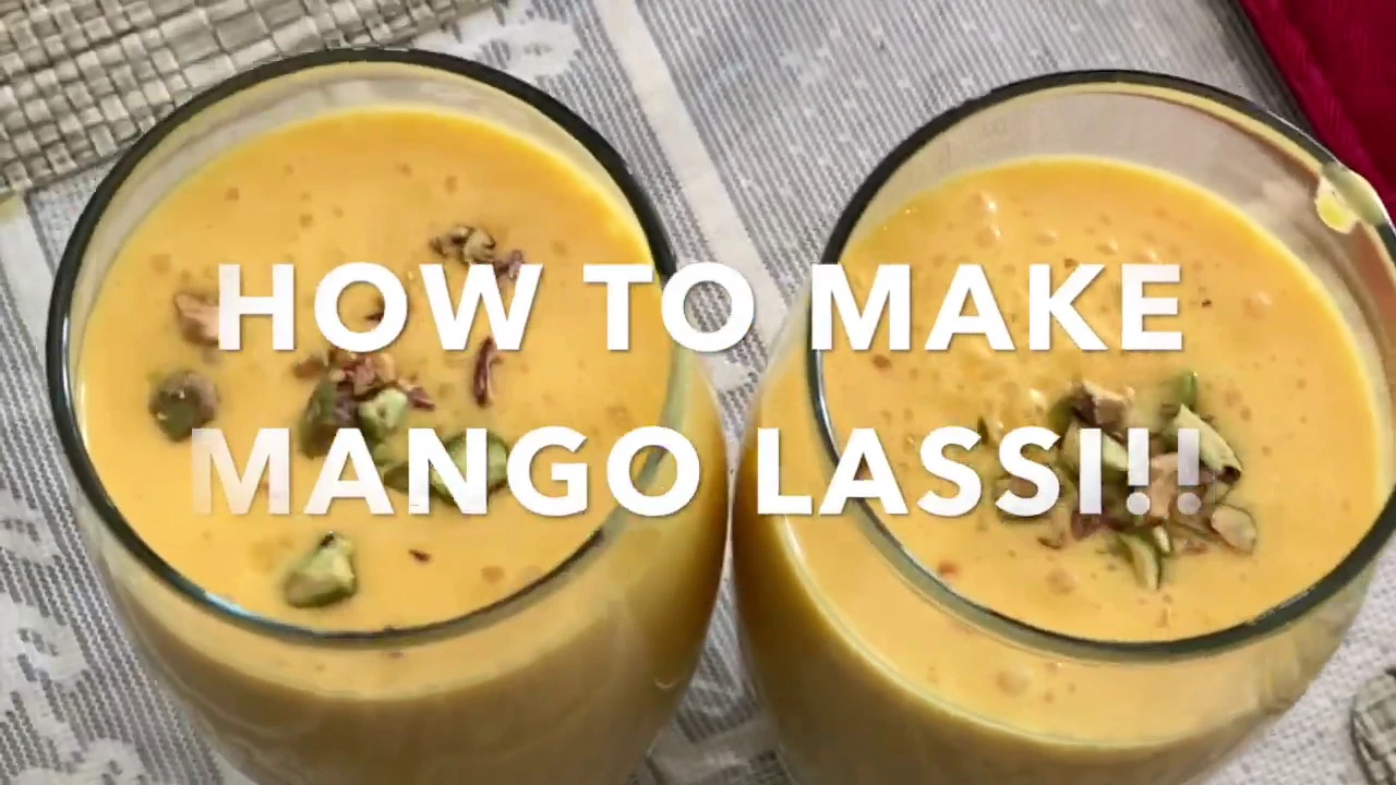 Mango Lassi Tutorial!! (only three ingredients)