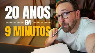 20 anos escrevendo sobre emoções resumidos em 9 minutos