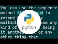How to append multiple values to a list in Python