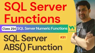 SQL Server Functions SQL Server Numeric Functions - SQL Server ABS Function 254 W3Schools