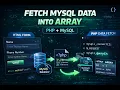HOW TO FETCH MYSQL DATA INTO ARRAY PHP MYSQL