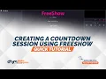 CREATE A WORSHIP COUNTDOWN IN FREESHOW 5 MINUTES SETUP