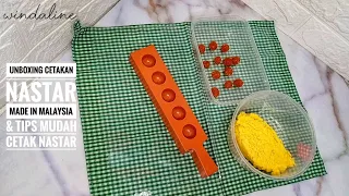 unboxing cetakan nastar made in malaysia tips mudah membentuk nastar