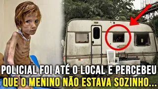 Policial Atende Chamado e Descobre Menino Faminto Vivendo em Trailer, Mas Ele Não Estava Sozinho