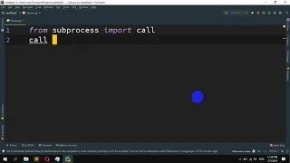 How to call an external command in Python