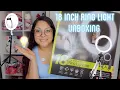 Unboxing 18inch Vivitar Ring Light My first unboxing Lizbeth Herrera