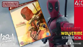 deadpool u0026 wolverine 4k ultrahd blu ray limited edition steelbook unboxing
