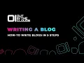 HOW-TO WRITE THE PERFECT BLOG POST IN 5 STEPS