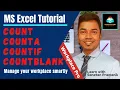 How to use COUNT COUNTA COUNTIF COUNTBLANK formulas in Excel Bangla
