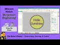 Wilcom Hatch Tutorial - Part 1 An Introduction to Digitizing