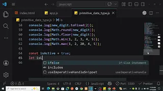 08 Boolean Other Primitive Datatype