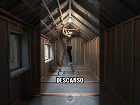 🌲 Encontró una vieja cabaña en el bosque… y la convirtió en un refugio increíble