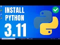 How to Install Python 3 11 on Windows 11 Windows 10