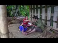 Download Lagu The Single Old Man's Thoughts on Happiness | Traditional 2-storey bamboo house construction process