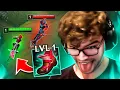 THIS IS WHAT HAPPENS WHEN RIVEN GETS 3 KILLS LEVEL 1
