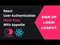 React User Authentication Made Easy With Appwrite