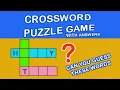 Crossword Puzzle Crossword Puzzles with Answers word game