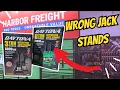 Don t Buy the WRONG Jack Stands Harbor Freight