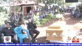 ibada ya faraja na mazishi ya mpendwa mama yetu mary e tuvako