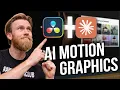 Create INSANE Motion Graphics with Text Prompts - Claude Davinci Resolve 20