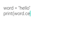 To align text centre in Python
