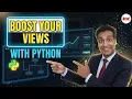 Youtube Views using Python Program Learn Python Selenium Automate anything using Python