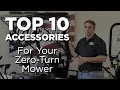 Top 10 Accessories for Your Zero-Turn Mower