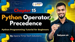 15 Python Operator Precedence Python Programming Tutorial for Beginners