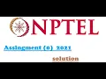 Java in programming-Nptel week 0 assignment 0 nptel NPTEL JAVA SOLUTION July 2021