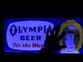 60 year old olympia beer sign led upgrade