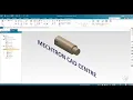 Solid Edge 2024 - Create 3D Part by Extrude and Cut Command in Solid Edge