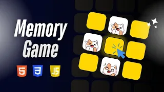 JavaScript Project Build a Fun Memory Game from Scratch with Vanilla JavaScript
